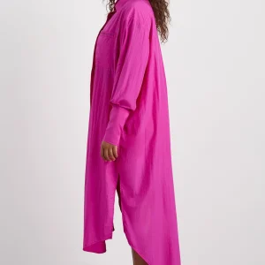 Sale Aje ATHLETICA Longline Oversized Shirt 441 Power Pink