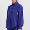 Cheap Aje ATHLETICA Longline Shirt 609 Electric Blue