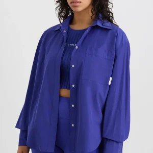 Cheap Aje ATHLETICA Longline Shirt 609 Electric Blue