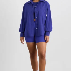 Cheap Aje ATHLETICA Longline Shirt 609 Electric Blue