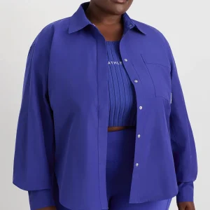 Cheap Aje ATHLETICA Longline Shirt 609 Electric Blue