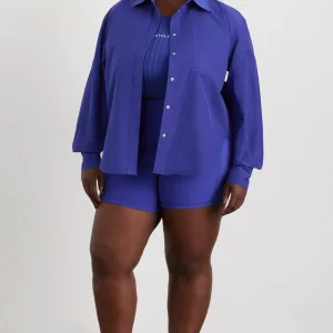 Cheap Aje ATHLETICA Longline Shirt 609 Electric Blue
