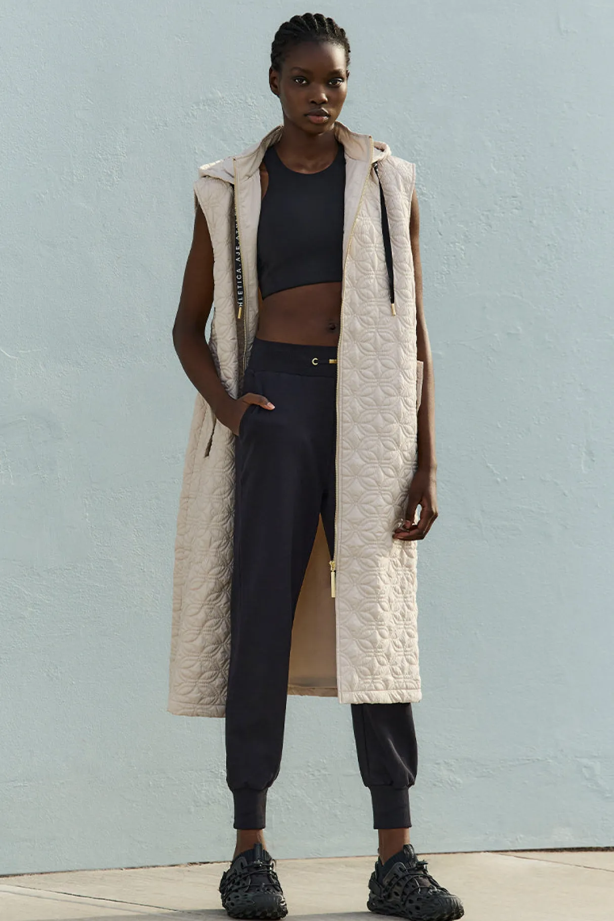 longline_sleeveless_jacket__0.webp Outlet Aje ATHLETICA Longline Sleeveless Jacket 703 Moonstone Grey