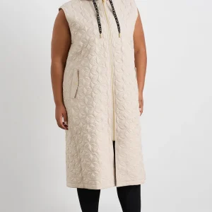 Outlet Aje ATHLETICA Longline Sleeveless Jacket 703 Moonstone Grey