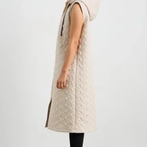 Outlet Aje ATHLETICA Longline Sleeveless Jacket 703 Moonstone Grey