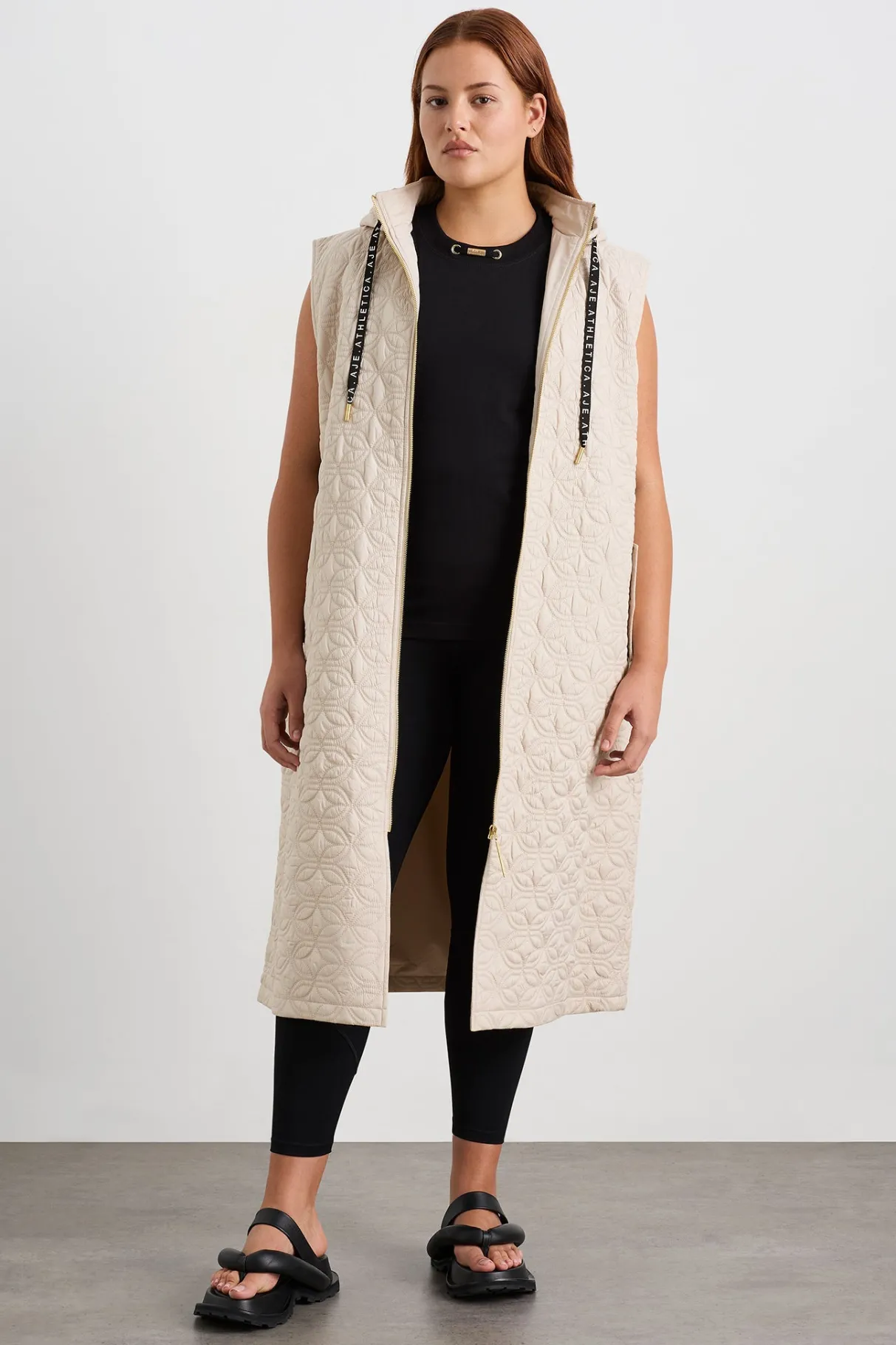 longline_sleeveless_jacket__7.webp Outlet Aje ATHLETICA Longline Sleeveless Jacket 703 Moonstone Grey