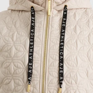 Outlet Aje ATHLETICA Longline Sleeveless Jacket 703 Moonstone Grey