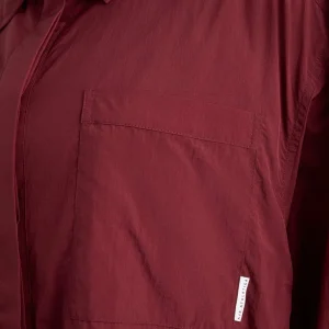 Flash Sale Aje ATHLETICA Longline Windbreaker Shirt 438 Red Currant