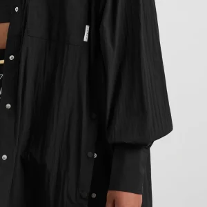 Outlet Aje ATHLETICA Longline Windbreaker Shirt 438 Black