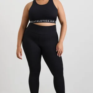 Online Aje ATHLETICA Mesh Back Sports Bra 375 Black/White Logo