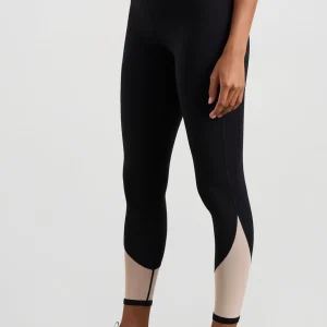 Discount Aje ATHLETICA Mesh Inset 7/8 Legging 228 Black Light Blush