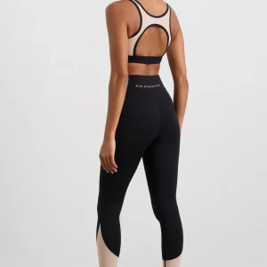 Discount Aje ATHLETICA Mesh Inset 7/8 Legging 228 Black Light Blush