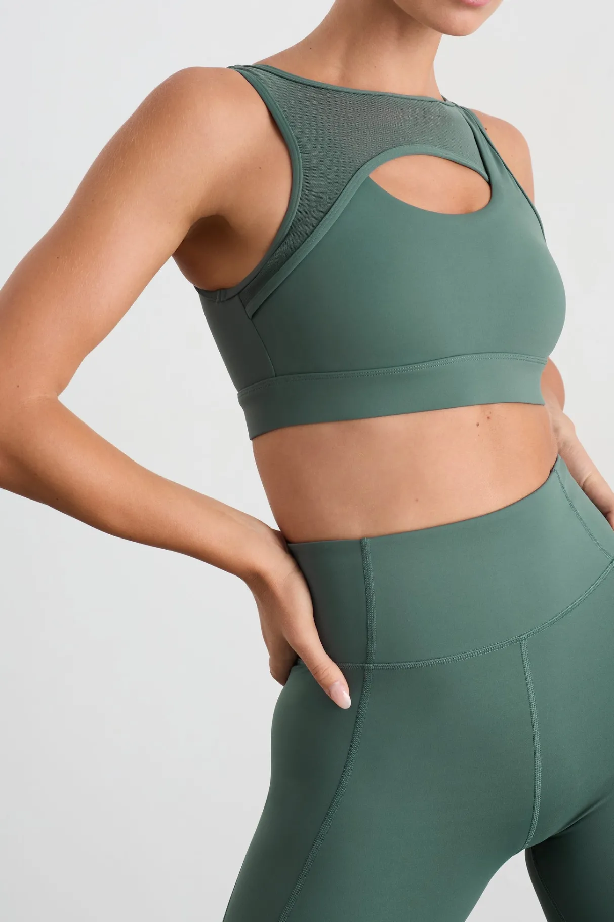 mesh_keyhole_front_bra__4.webp New Aje ATHLETICA Mesh Keyhole Front Bra 371 Moss Green
