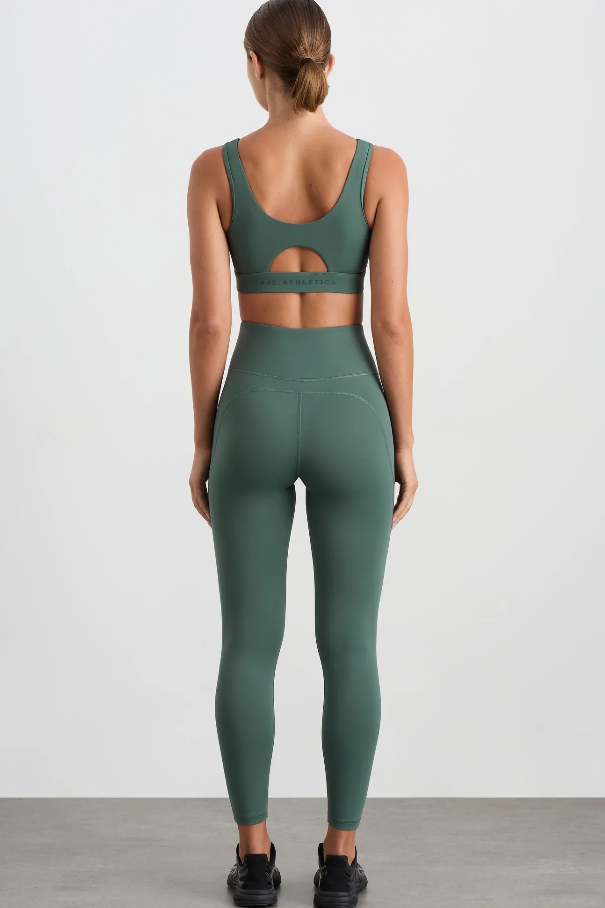 mesh_keyhole_front_bra__5.webp New Aje ATHLETICA Mesh Keyhole Front Bra 371 Moss Green