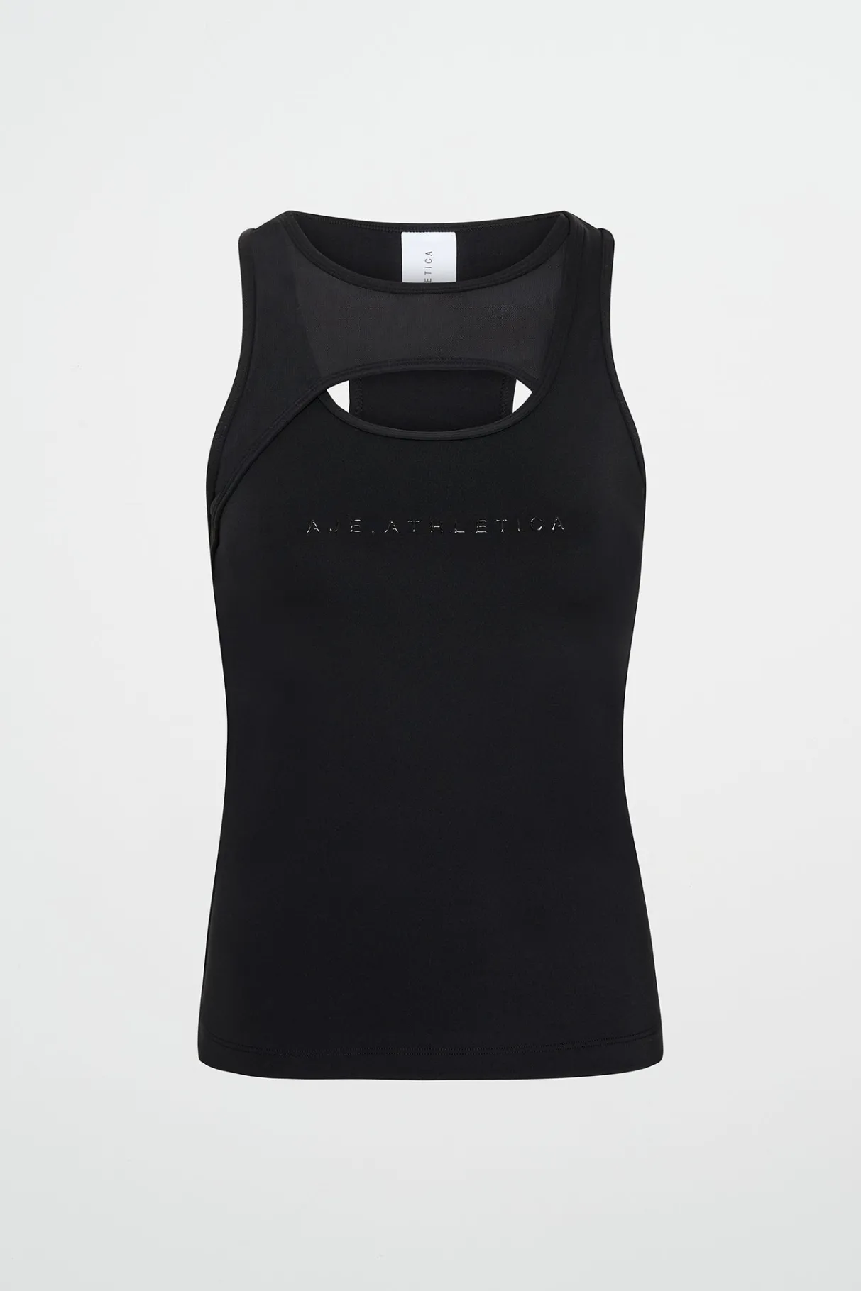 mesh_keyhole_tank__1.webp Cheap Aje ATHLETICA Mesh Keyhole Tank 154 Black