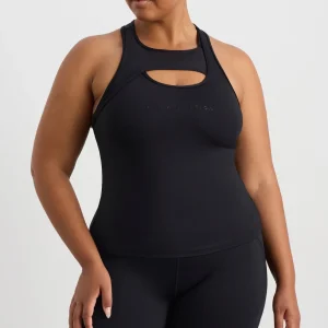 Cheap Aje ATHLETICA Mesh Keyhole Tank 154 Black