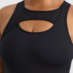 Cheap Aje ATHLETICA Mesh Keyhole Tank 154 Black