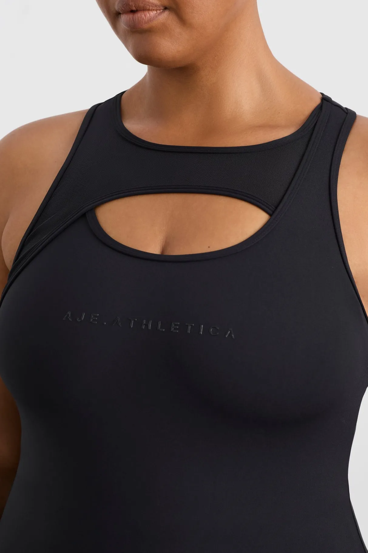 mesh_keyhole_tank__13.webp Cheap Aje ATHLETICA Mesh Keyhole Tank 154 Black