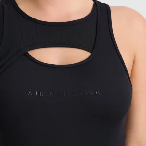 Cheap Aje ATHLETICA Mesh Keyhole Tank 154 Black