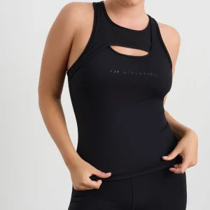 Cheap Aje ATHLETICA Mesh Keyhole Tank 154 Black