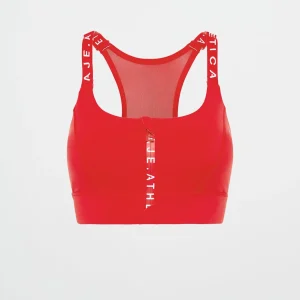 Shop Aje ATHLETICA Mesh Racer Back Bra 304 Passionate Red