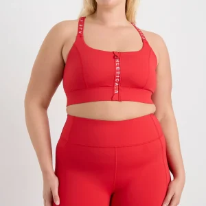 Shop Aje ATHLETICA Mesh Racer Back Bra 304 Passionate Red