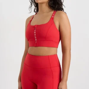 Shop Aje ATHLETICA Mesh Racer Back Bra 304 Passionate Red