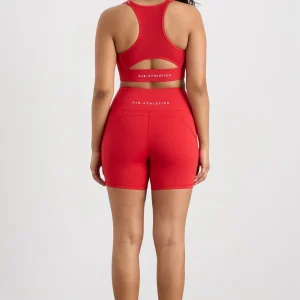 Shop Aje ATHLETICA Mesh Racer Back Bra 304 Passionate Red