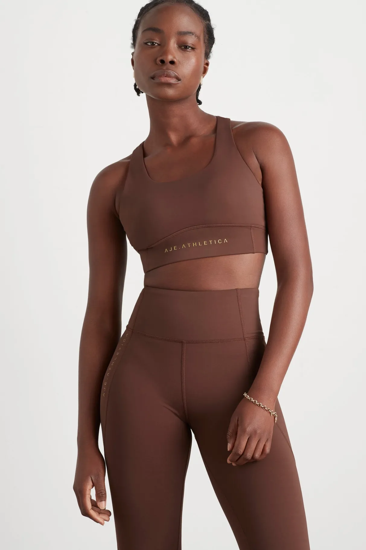 mesh_racer_back_sports_bra__0.webp Sale Aje ATHLETICA Mesh Racer Back Sports Bra 338 Dark Chocolate