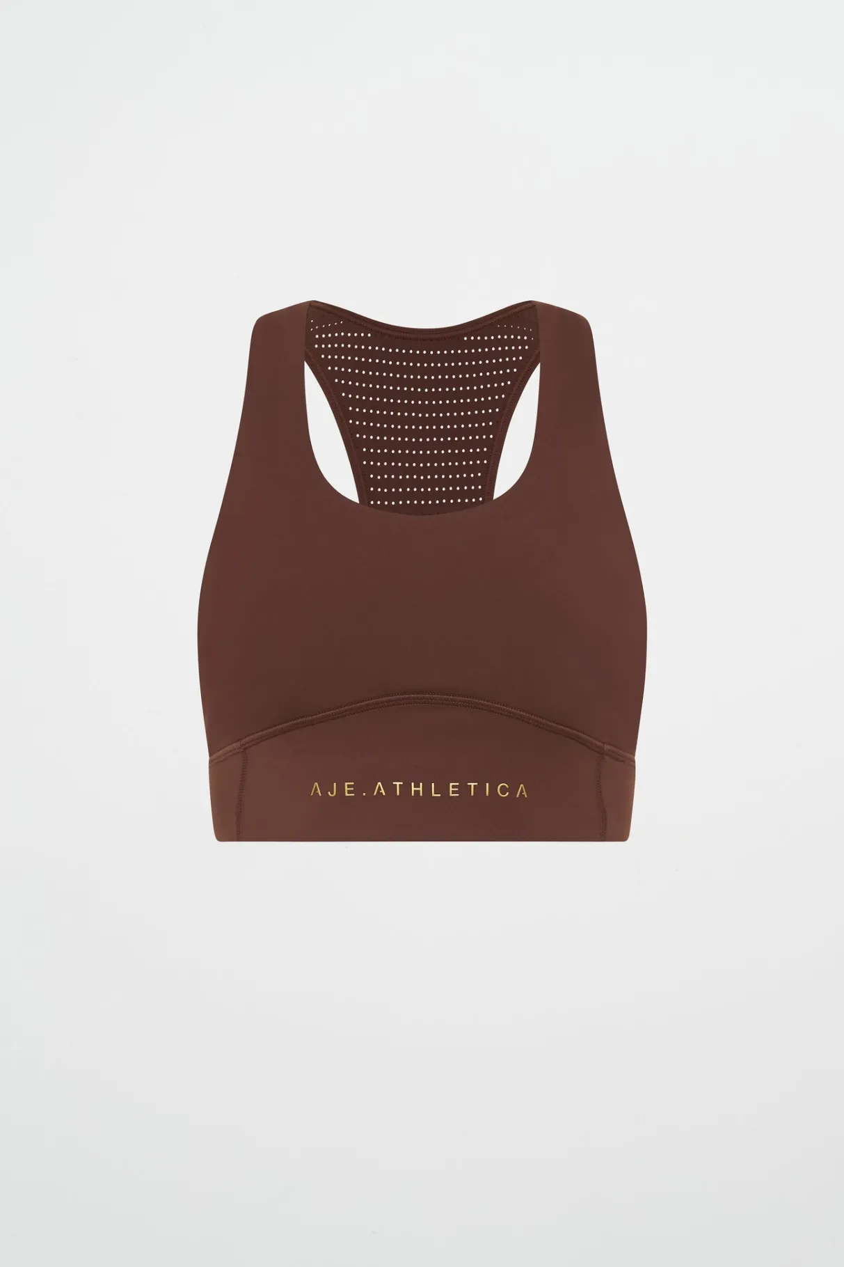 mesh_racer_back_sports_bra__1.webp Sale Aje ATHLETICA Mesh Racer Back Sports Bra 338 Dark Chocolate