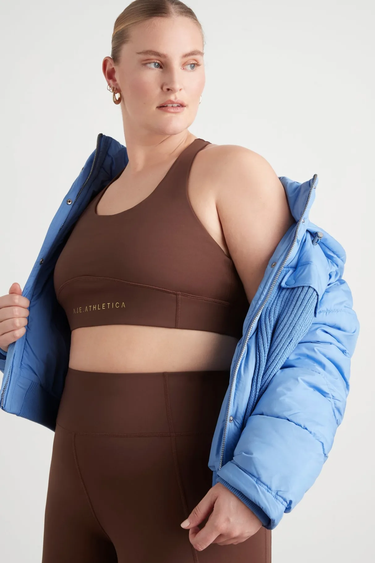 mesh_racer_back_sports_bra__15.webp Sale Aje ATHLETICA Mesh Racer Back Sports Bra 338 Dark Chocolate