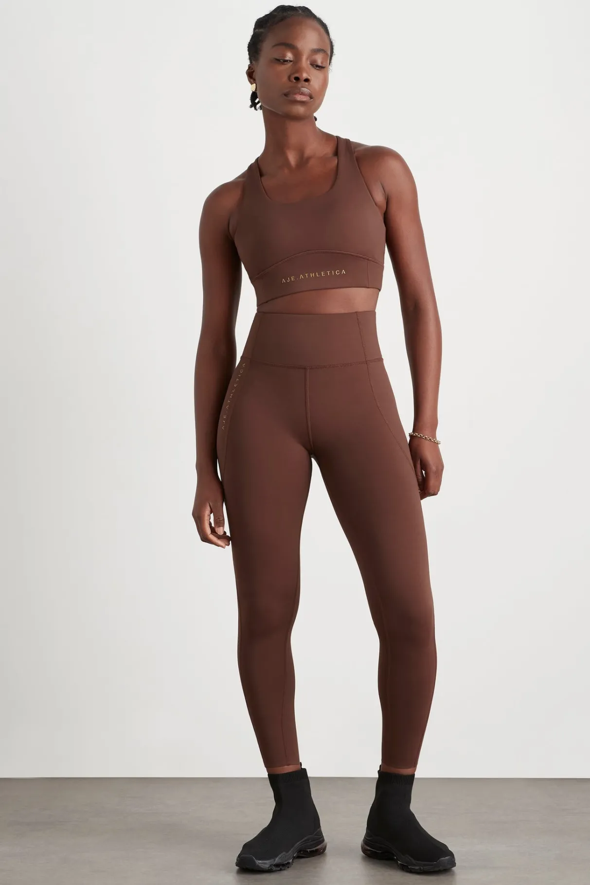 mesh_racer_back_sports_bra__2.webp Sale Aje ATHLETICA Mesh Racer Back Sports Bra 338 Dark Chocolate