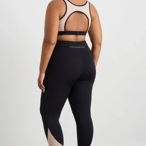 Cheap Aje ATHLETICA Mesh Racer Bra 365 Black Light Blush