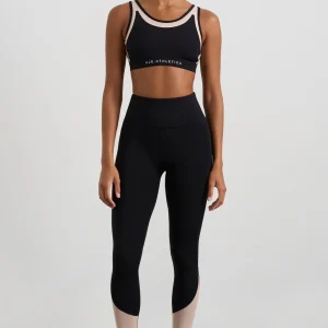 Cheap Aje ATHLETICA Mesh Racer Bra 365 Black Light Blush