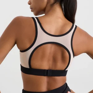 Cheap Aje ATHLETICA Mesh Racer Bra 365 Black Light Blush
