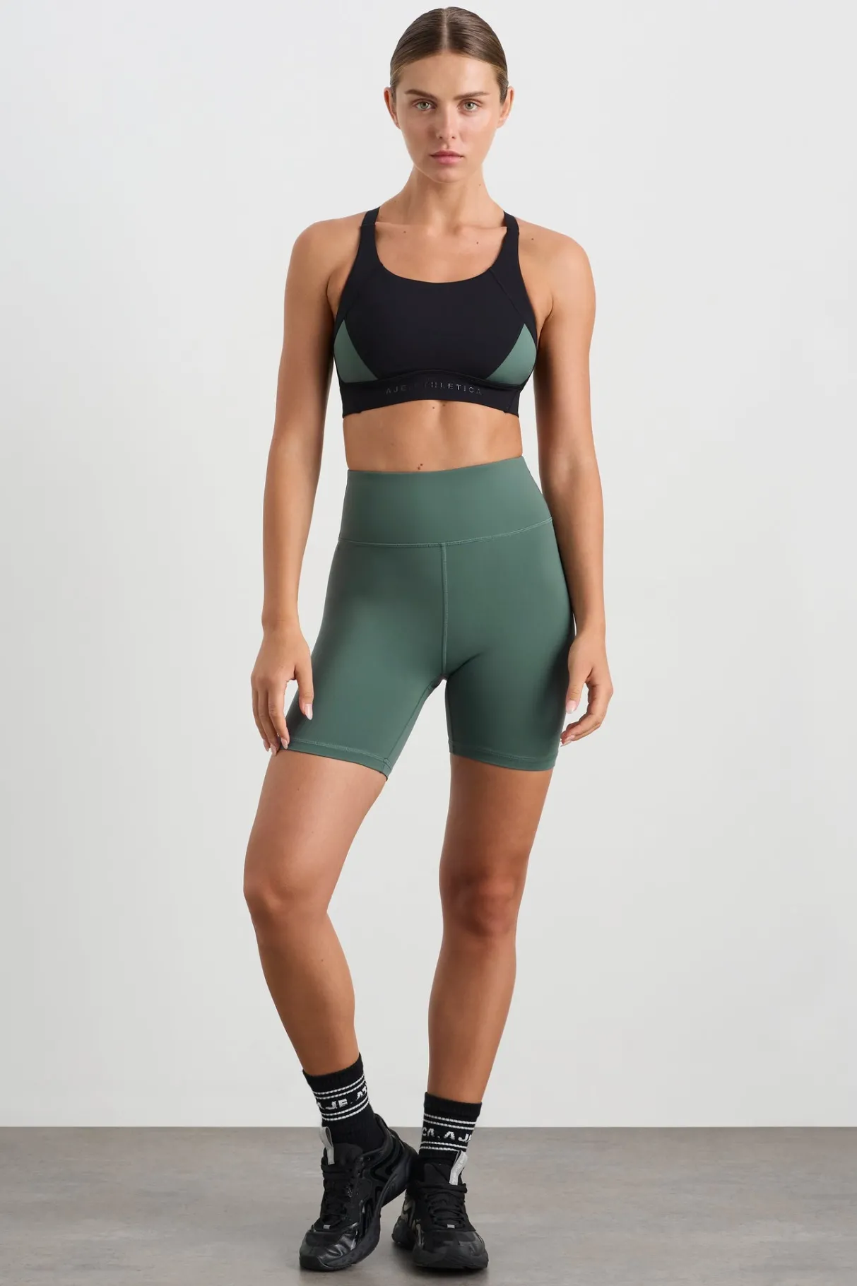 mid_bike_shorts__0.webp Best Sale Aje ATHLETICA Mid Bike Shorts 636 Moss Green