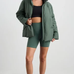 Best Sale Aje ATHLETICA Mid Bike Shorts 636 Moss Green