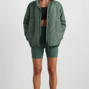 Best Sale Aje ATHLETICA Mid Bike Shorts 636 Moss Green