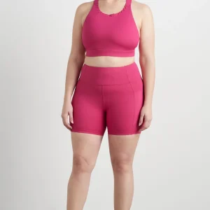 Cheap Aje ATHLETICA Mid Length Bike Short 626 Berry