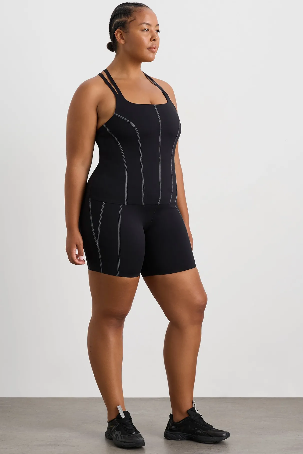 mid_length_panel_shorts__10.webp New Aje ATHLETICA Mid Length Panel Shorts 615 Black