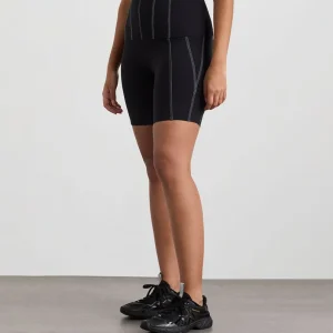 New Aje ATHLETICA Mid Length Panel Shorts 615 Black