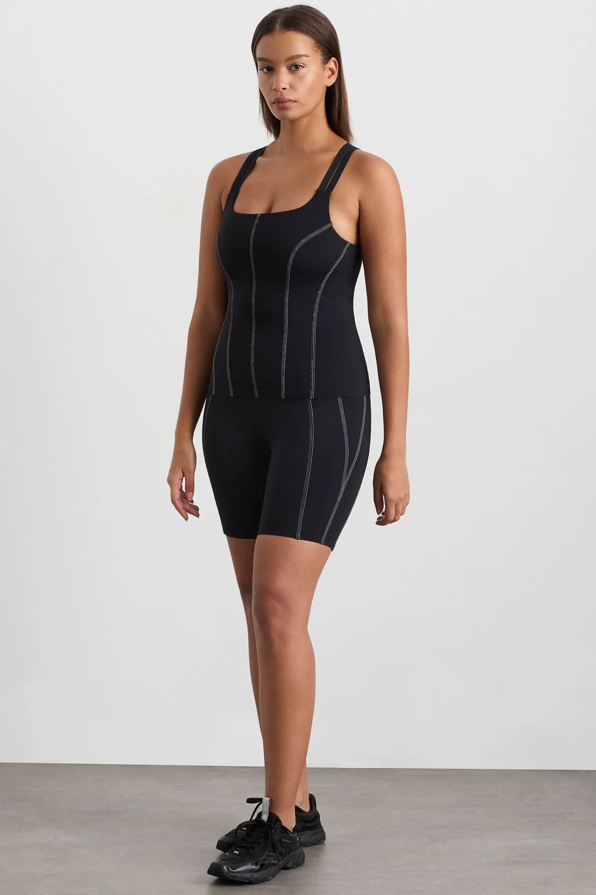 mid_length_panel_shorts__6.webp New Aje ATHLETICA Mid Length Panel Shorts 615 Black