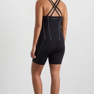 New Aje ATHLETICA Mid Length Panel Shorts 615 Black