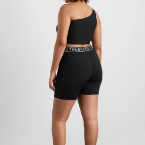 Flash Sale Aje ATHLETICA Mid Logo Elastic Shorts 607 Black