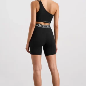 Flash Sale Aje ATHLETICA Mid Logo Elastic Shorts 607 Black