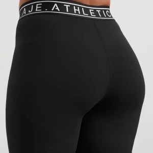 Flash Sale Aje ATHLETICA Mid Logo Elastic Shorts 607 Black