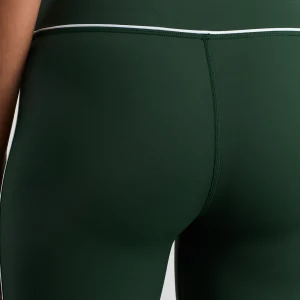 Cheap Aje ATHLETICA Mid Piped Bike Shorts 607 Pine Green White