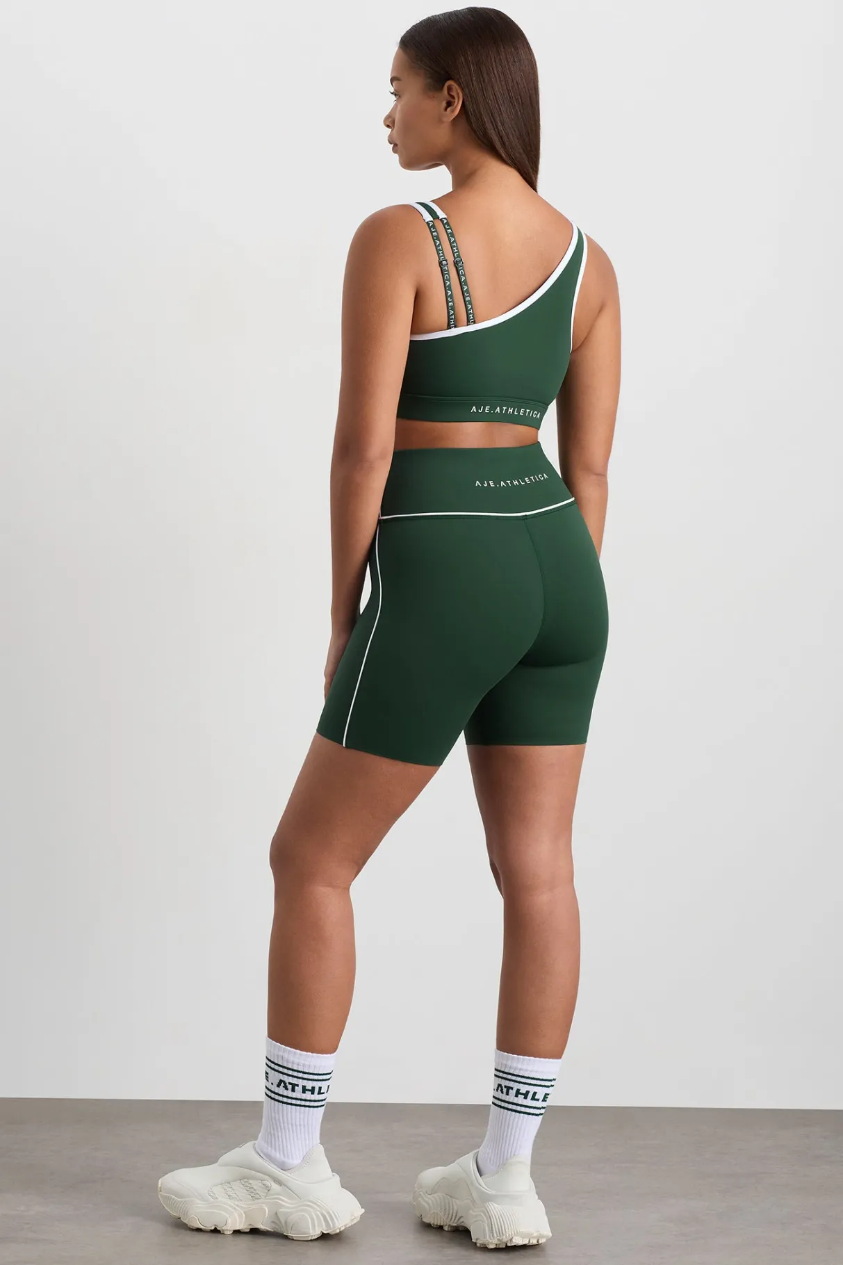mid_piped_bike_shorts__9.webp Cheap Aje ATHLETICA Mid Piped Bike Shorts 607 Pine Green White