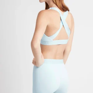 Fashion Aje ATHLETICA Mid Rise Logotape Shorts 607 Ice Blue