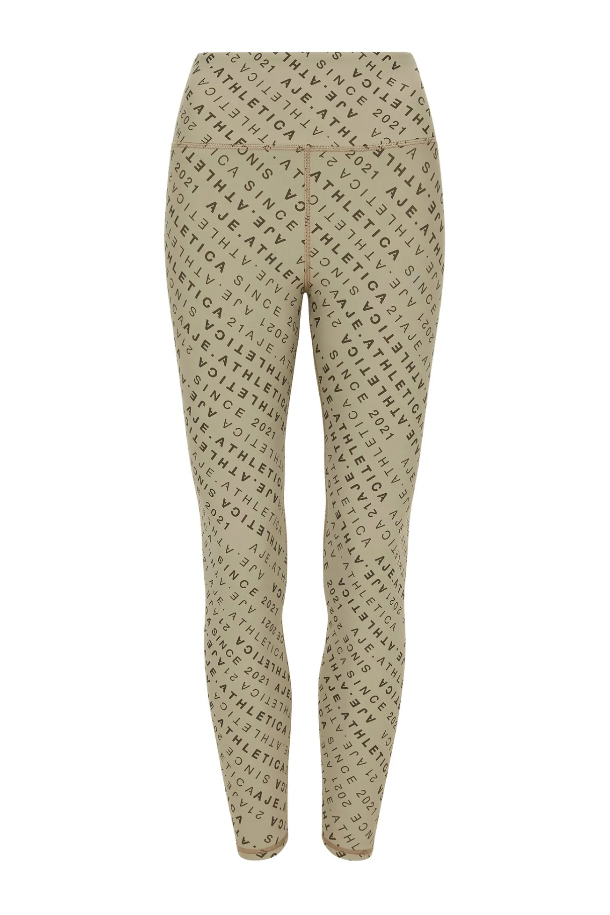 monogram_high_rise__legging__1.webp Shop Aje ATHLETICA Monogram High Rise 7/8 Legging 203 Sage/Forest Green